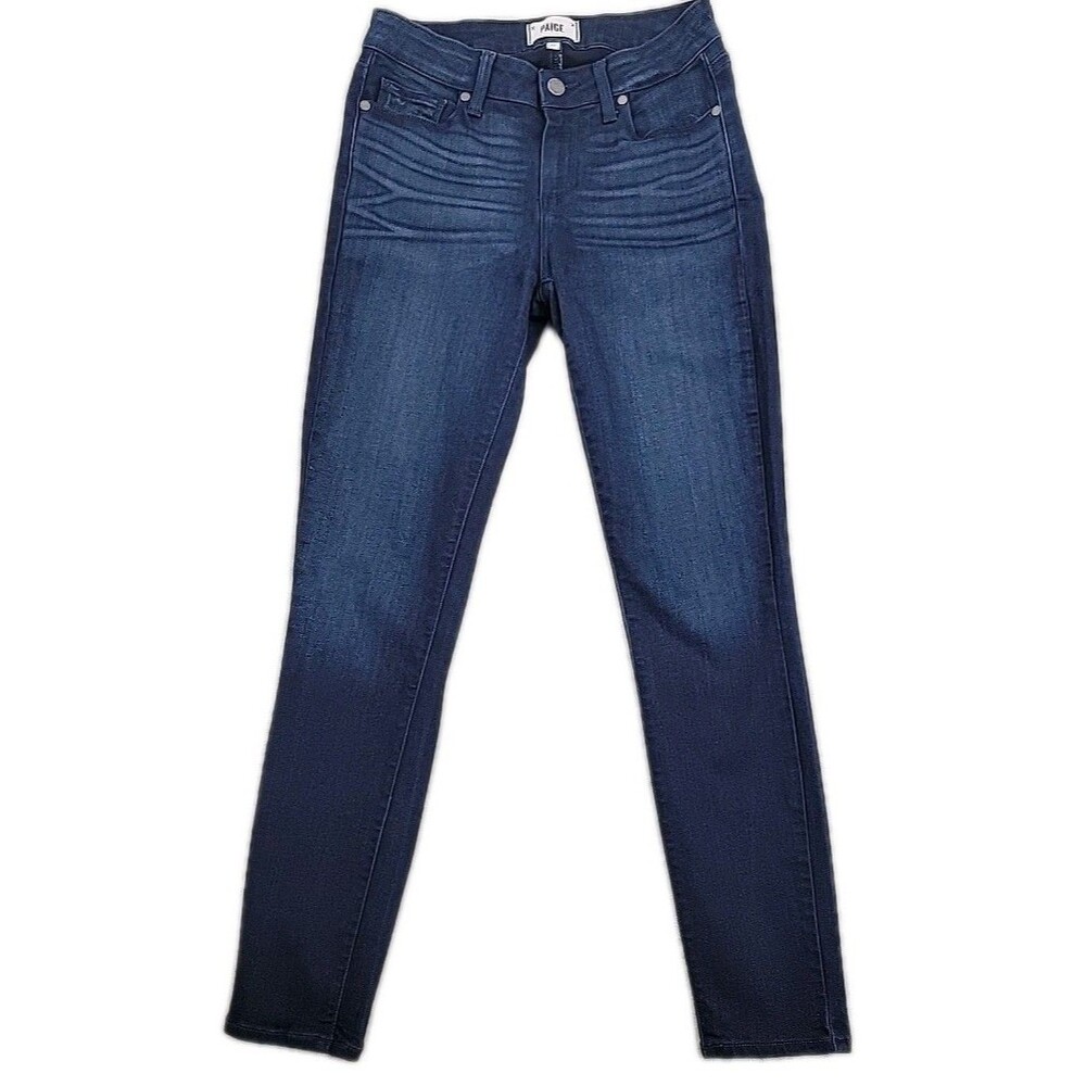 Paige Womens Verdugo Ankle Jeans Size 27 Celeste Dark Blue Denim